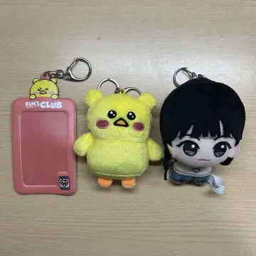핌즈 클럽 봉제 인형 홍피피 움채 르세라핌 트레이딩 카드 케이스