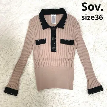 [ Sov. 덥스타 ] 달 레이온 스키퍼 자카드 니트 핑크 베이지
