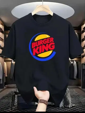 BURGER KING 블랙 T셔츠