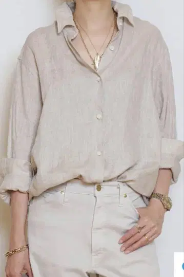 Deuxieme Classe * LINEN WASH CACHE 셔츠