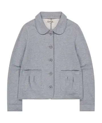 coyseio SWEAT JACKET MELANGE GREY