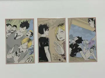 하이큐 메모리얼 카드 컬렉션 네코마 쿠로오 테츠로 코즈메 켄마