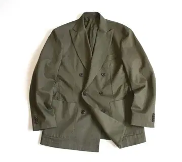 mover garments 'brisbone moss' 더블 자켓
