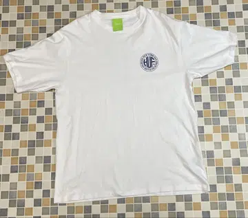 HUF 하프 T셔츠 20주년 기념 서클 로고 화이트 L 스트릿