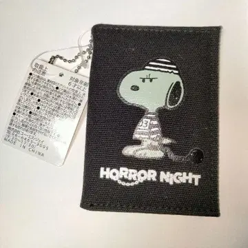 Peanut SNOOPY 스누피 USJ 호러 나이트 패스 케이스