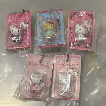 HELLO KITTY 패키지 미니어처 컬렉션 5종 세트