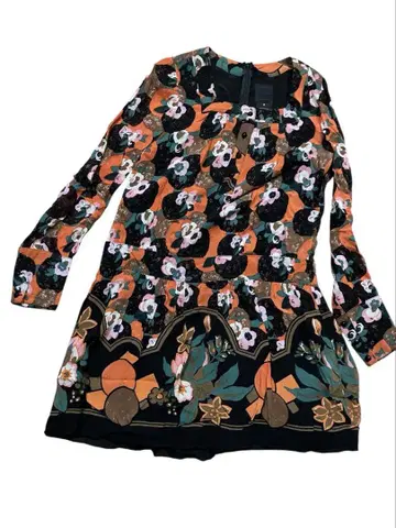 ANNA SUI 안나수이 원피스 꽃무늬 긴팔 USA제
