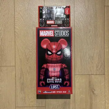 MARVEL BE@RBRICK 라스트 원상 E상 세트 페어 박스