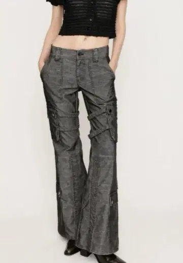 SLY WASHED CORDUROY FLARE 팬츠