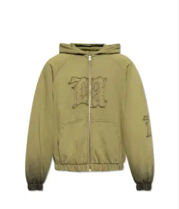 MISBHV logo-patch zip-up cotton hoodie