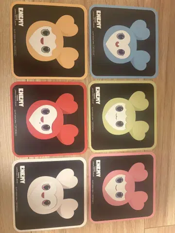 TWICE ENEMY 콜라보 카페 코스터