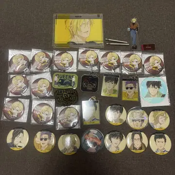 BANANA FISH 굿즈 캔뱃지 아크릴 스탠드 키링