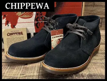 새상품 데드 치페와 50s 복각 스웨이드 차카 부츠 네이비 26.5 3