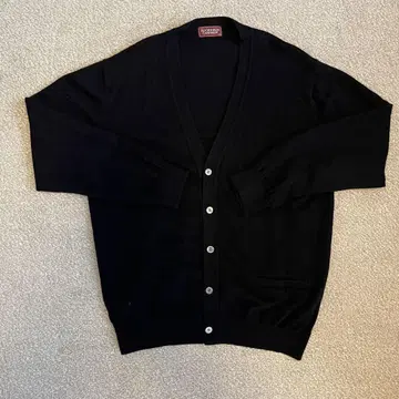 ROCKHORDE CASHMERE 알파 캐시미어 가디건 블랙