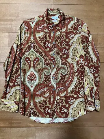 Paul Smith LONDON 페이즐리 무늬 셔츠 M 사이즈