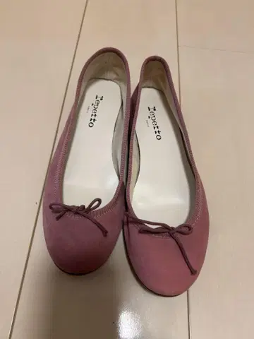 Repetto 핑크 플랫슈즈 38
