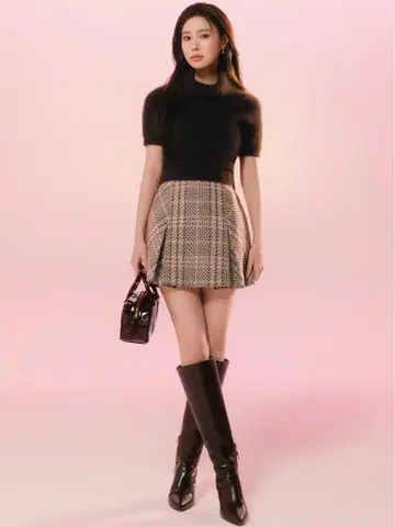 [ 최종 가격 인하! ] Sustainable 로빙 체크 미니 스커트
