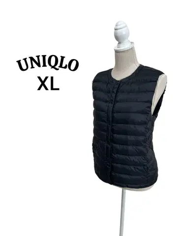 UNIQLO XL 블랙 울트라 라이트 다운 베스트