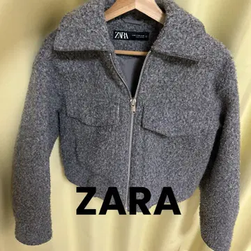 ZARA 부클레 크롭 자켓