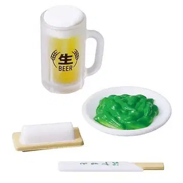 새상품 극소 생맥주 가챠 미니어처 리멘트 맥주 이자카야 연회 연