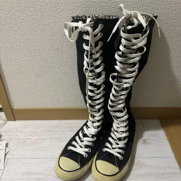 CONVERSE 롱 부츠 23.5cm 블랙