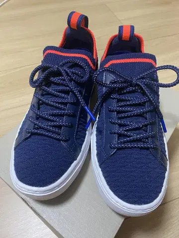 Lacoste 네이비/오렌지 스니커즈