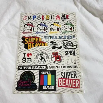 SUPER BEAVER 스티커 세트