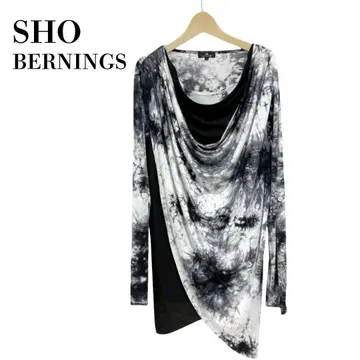 SHO BERNINGS 드레이프 티셔츠 긴팔 티셔츠 상의