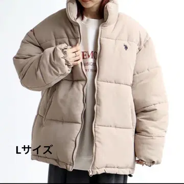 U.S. POLO ASSN. 유에스폴로슨 패딩 자켓 L 베이지