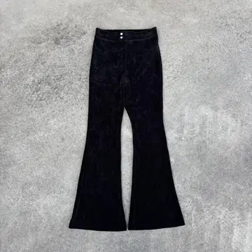 00's vintage EMODA 플레어 팬츠 블랙 M 사이즈 리브 소재
