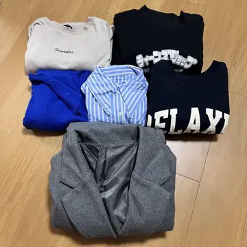 가을 옷 겨울 의류 묶음 판매 체스터 코트 포함