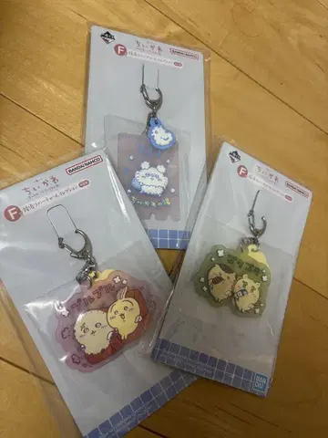 치이카와(먼작귀) 제일복권 F상 센토 러버 참 컬렉션 3개 세트