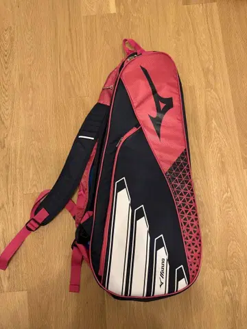 Mizuno 테니스 라켓 백 핑크 네이비
