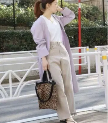 저널 스탠다드 노카라 롱 자켓 원피스 허리 벨트