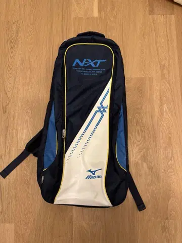 미즈노 NXT 테니스 라켓백 네이비/화이트