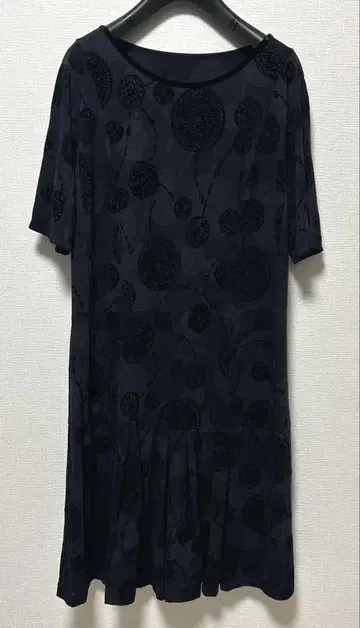 Gabardine K.T 원피스 플로키 프린트 빅 사이즈