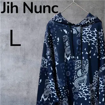 [ 새상품급 ] Jih Nunc  올 패턴 분또 후드티 L y2k