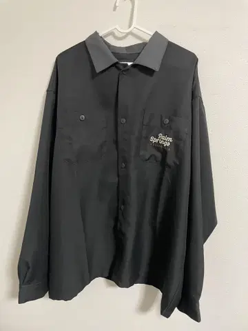 캐주얼 셔츠 블랙 사이즈 X LARGE