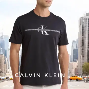 새상품 Calvin Klein 클라인 남성 로고 T셔츠