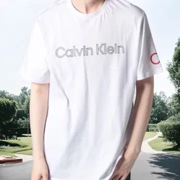 새상품 Calvin Klein 캘빈 클라인 남성 로고 T셔츠