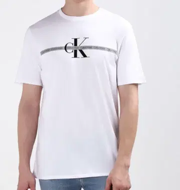 새상품 Calvin Klein 캘빈 클라인 남성 빅 로고 T셔츠