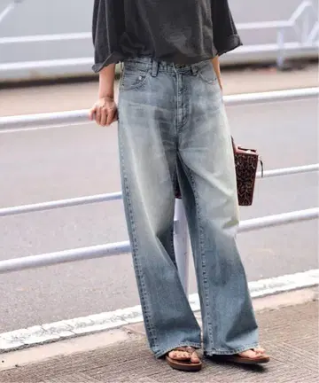 DENIM DELIGHT/데님 딜라이트 셀비지 데님 와이드 청바지
