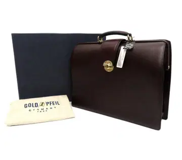 정가 22만 엔 새상품급 골드 파일 옥스퍼드 더레스 백