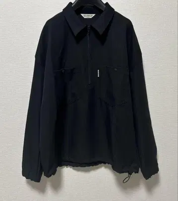 COOTIE Polyester Twill Half Zip L/S