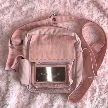Matin kim 카고 크로스 미니 숄더백 핑크