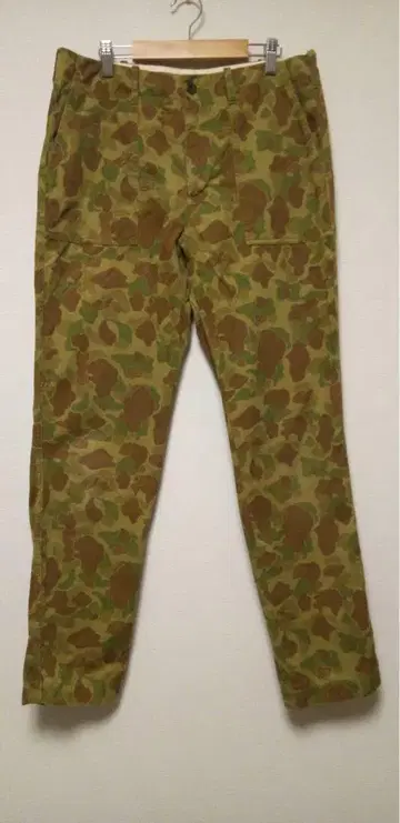 Antiqulothes WORKS 카모플라쥬 카모 무늬 카고 팬츠