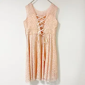 EMOTIONALL DRESSES 슬리브리스 레이스 원피스 도쿄 소와르
