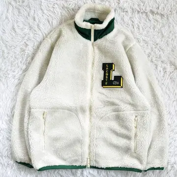 LACOSTE 라코스테 플리스 보아 자켓 와펜 사이즈 3