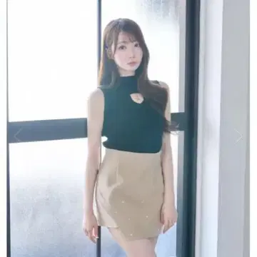 로제 뮤즈 랩 어라운드 스커트 팬츠 로제뮤
