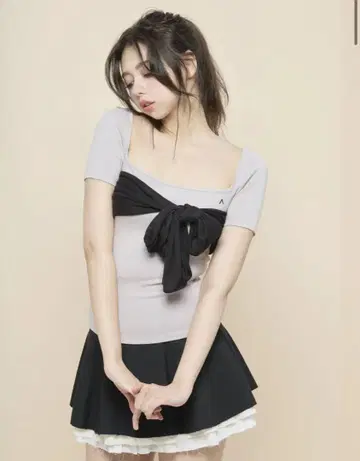 Nancy ribbon tops 앤드마리 andmary